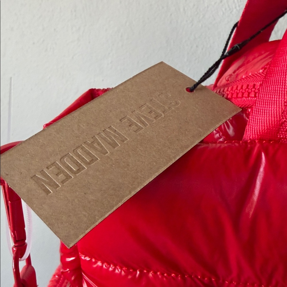 NWT Steve Madden Puffer Tote Purse Bag - Picture 3 of 7